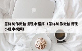 项城怎样制作微信提现小程序（怎样制作微信提现小程序视频）