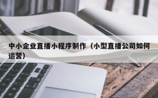 项城中小企业直播小程序制作（小型直播公司如何运营）