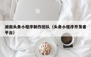 项城湖南头条小程序制作团队（头条小程序开发者平台）